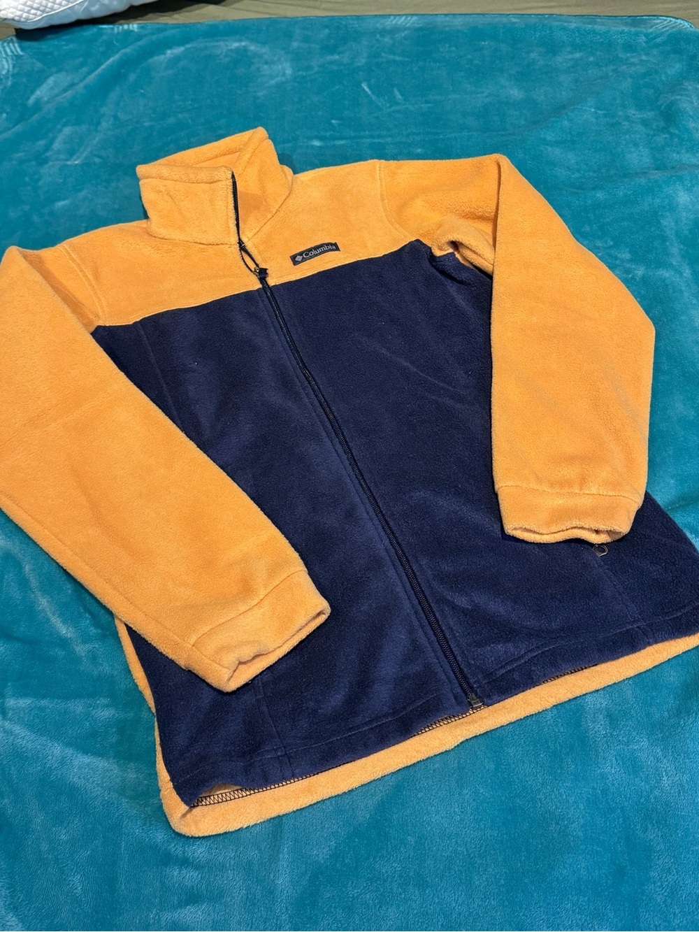 Columbia Two-Tone Fleece Jacket - Size Youth Large (14-18)